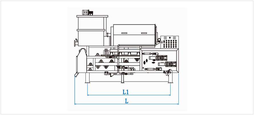 Belt Filter Press Combined Rotary Drum Thickener5